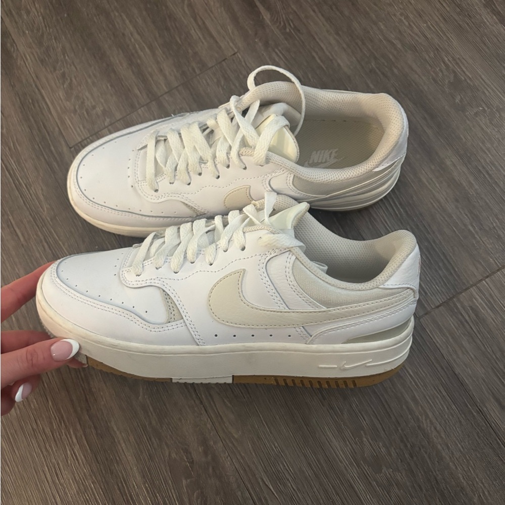 Nike Light Gray Mesh Sneakers